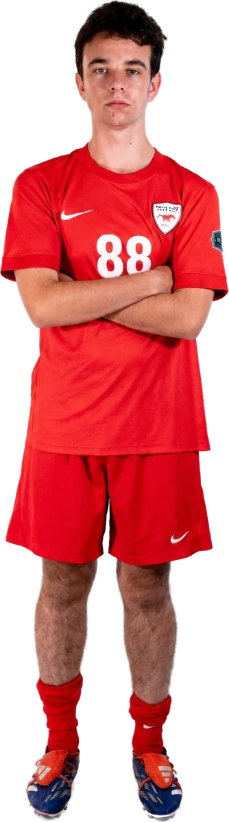 Branson Zimmermann in Mustang red