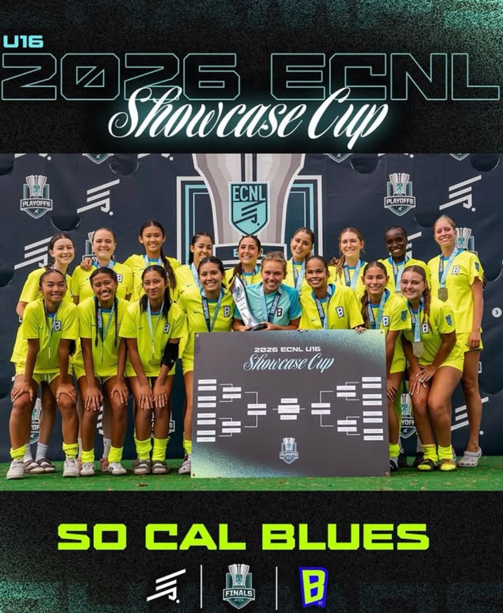2026 ECNL U16 Showcase Cup National Champions, SoCal Blues