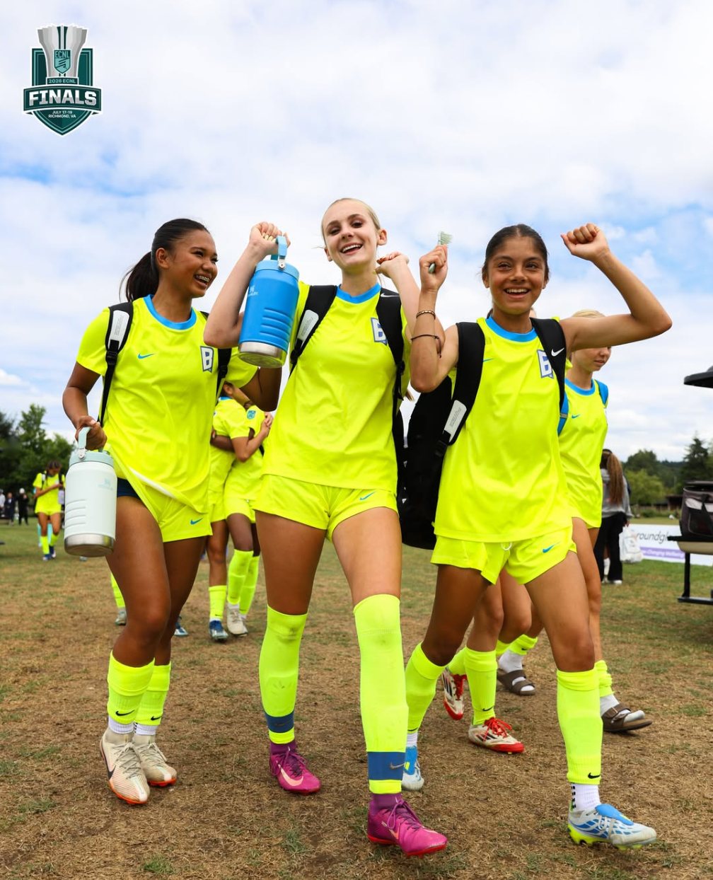 Walking off at the 2026 ECNL Finals, Richmond, Virginia