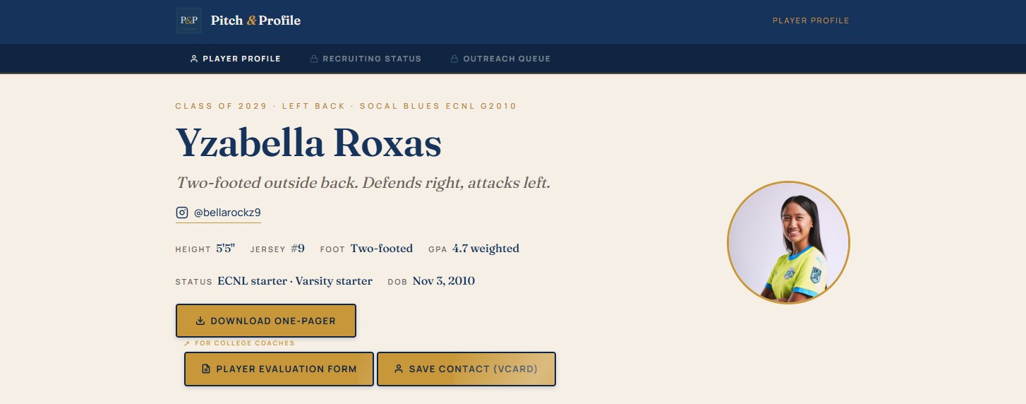 Yzabella Roxas live web profile